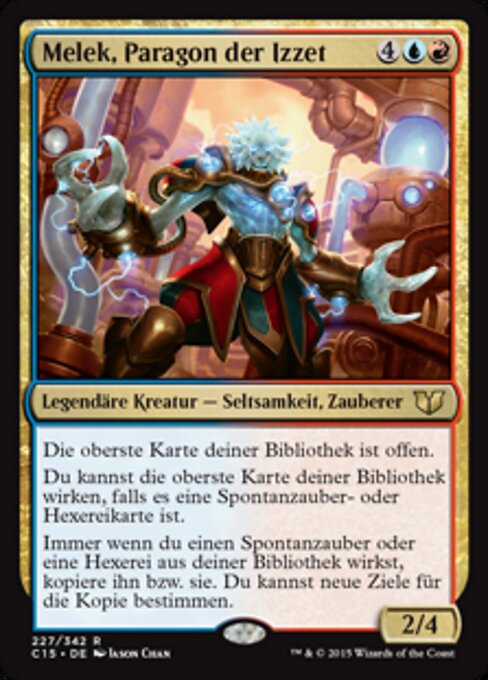 Melek, Paragon der Izzet C15-227 Rare Near Mint Deutsch