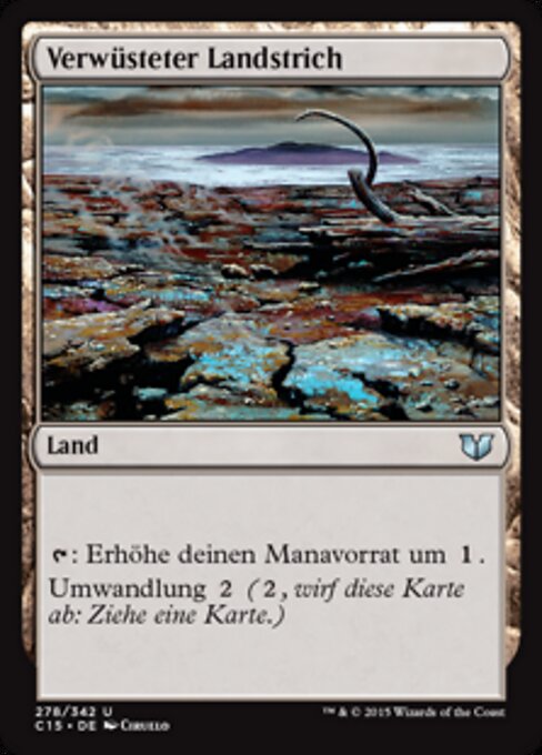 Verwüsteter Landstrich C15-278 Uncommon Excellent Deutsch