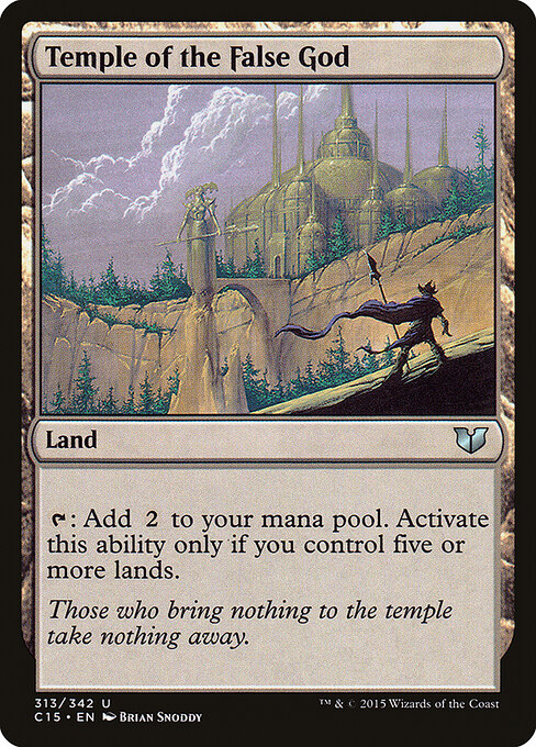 Temple of the False God C15-313 Uncommon Excellent Englisch