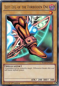 Left Leg of the Forbidden One YGLD-A19 Ultra Rare Excellent Englisch