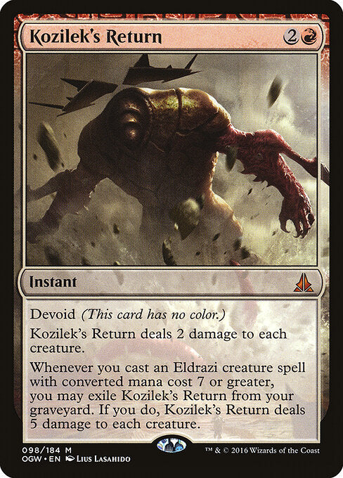 Kozileks Rückkehr OGW-98 Mythic Near Mint Englisch Foil