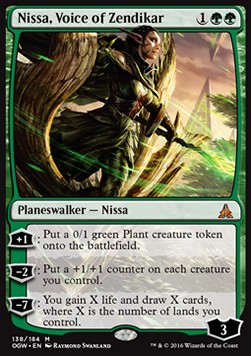 Nissa, Stimme Zendikars OGW-138 Mythic Good Englisch