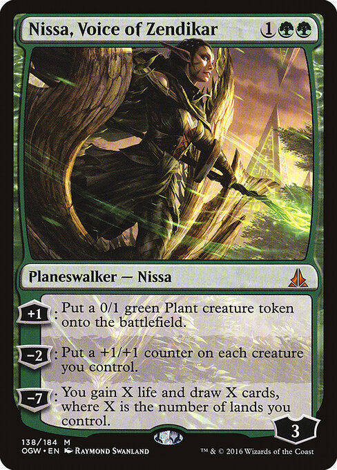 Nissa, Stimme Zendikars OGW-138 Mythic Good Englisch