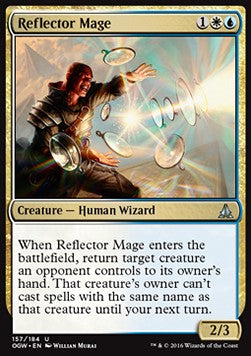 Reflexionsmagier OGW-157 Uncommon Light Played Englisch