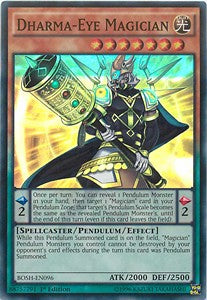 Dharma-Augen-Magier BOSH-096 Super Rare Light Played Deutsch 1. Auflage