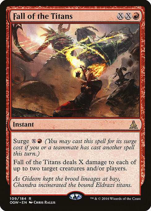 Fall of the Titans OGW-109 Rare Excellent Englisch