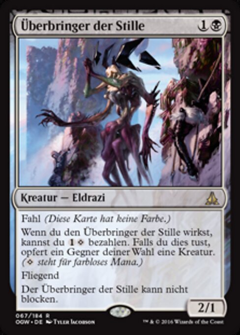 Überbringer der Stille OGW-67 Rare Light Played Deutsch