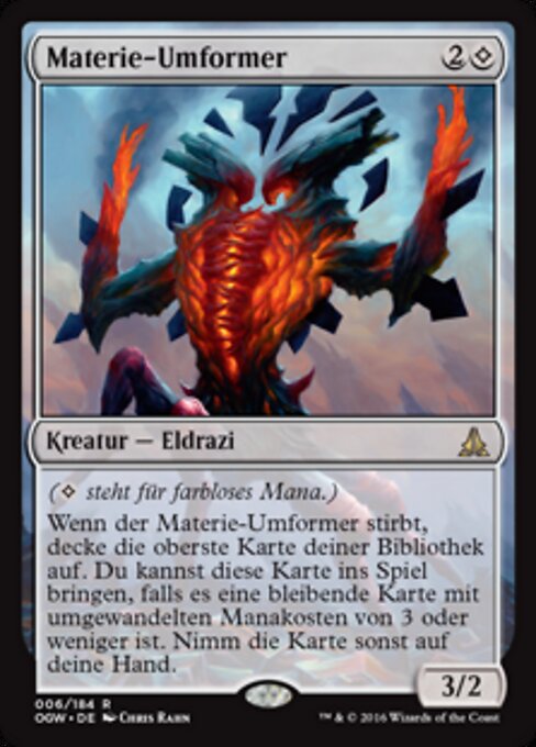 Materie-Umformer OGW-6 Rare Excellent Deutsch