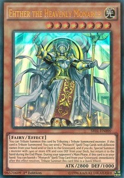 Ehther der Himmelsmonarch SR01-000 Ultra Rare Light Played Deutsch 1. Auflage