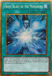 Froststoß der Monarchen PGL3-012 Gold Secret Rare Good Deutsch 1. Auflage