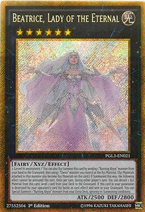 Beatrice, Lady of the Eternal PGL3-EN021 Gold Secret Rare Excellent Englisch 1. Auflage