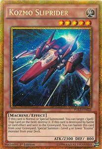 Kozmo-Gleitflieger PGL3-026 Gold Secret Rare Played Deutsch 1. Auflage