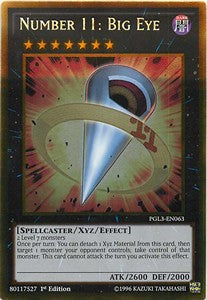 Number 11: Big Eye PGL3-063 Gold Rare Excellent Englisch 1. Auflage