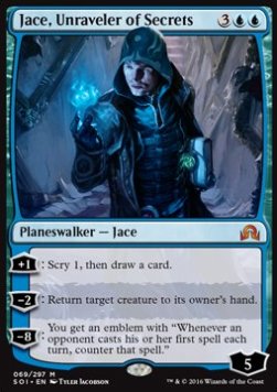 Jace, Enträtsler der Geheimnisse SOI-69 Mythic Light Played Deutsch