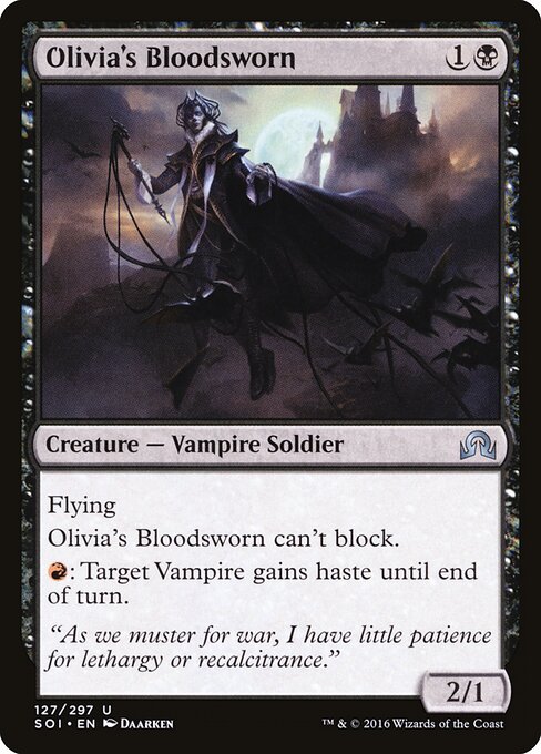 Olivia's Bloodsworn SOI-127 Uncommon Excellent Englisch