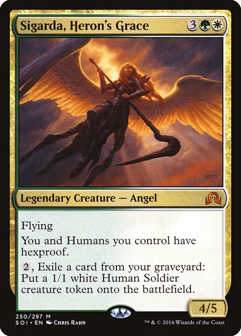 Sigarda, Heron's Grace SOI-250 Mythic Near Mint Englisch