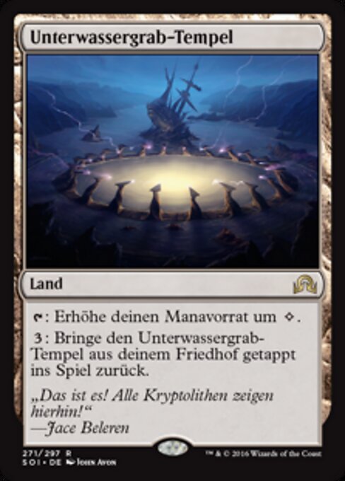 Unterwassergrab-Tempel SOI-271 Rare Good Deutsch