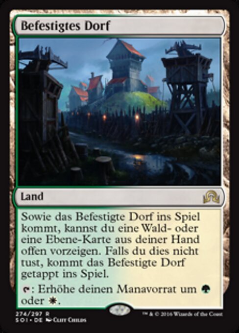 Befestigtes Dorf SOI-274 Rare Excellent Deutsch