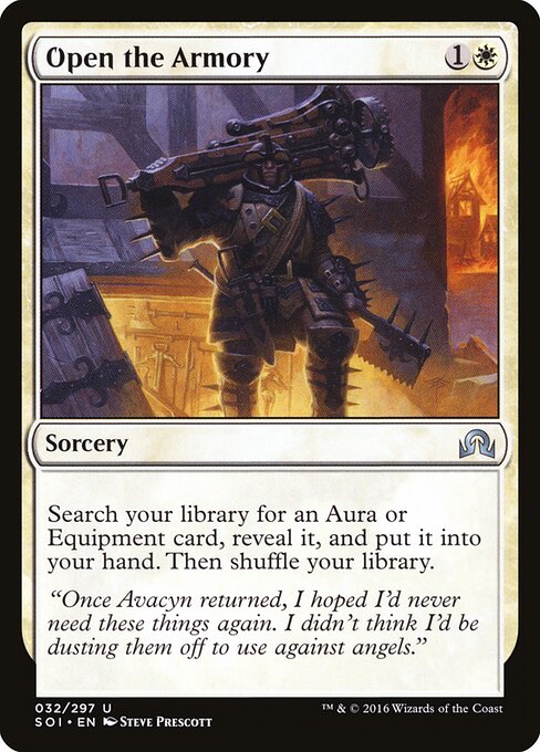 Open the Armory SOI-32 Uncommon Near Mint Englisch Foil