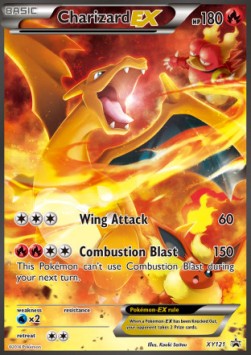 Glurak EX XYPR-121 Promo Played Deutsch