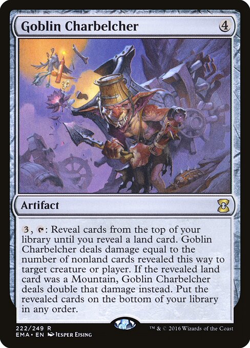 Goblin Charbelcher EMA-222 Rare Excellent Englisch Foil