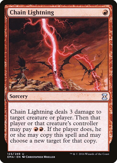 Chain Lightning EMA-123 Uncommon Excellent Englisch