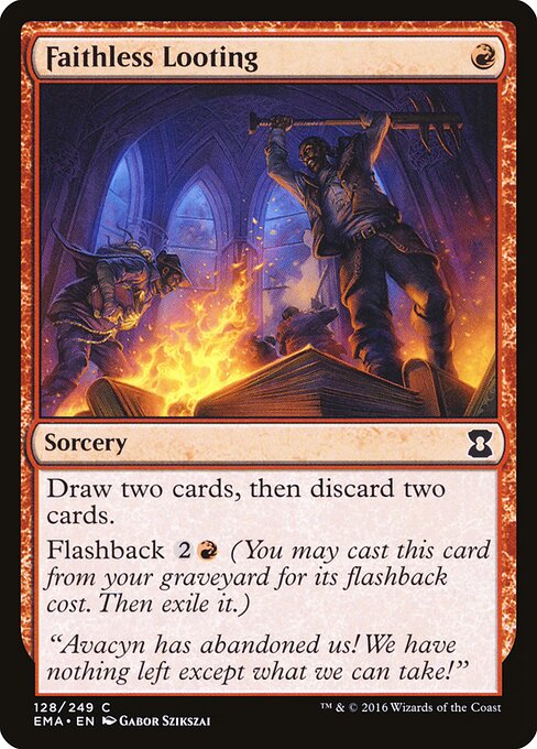 Faithless Looting EMA-128 Common Excellent Englisch