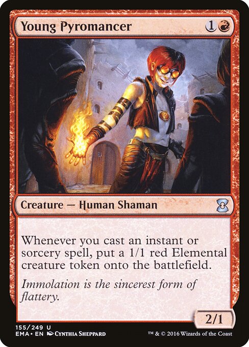 Young Pyromancer EMA-155 Uncommon Near Mint Englisch