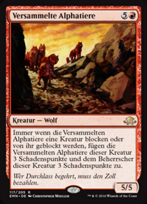 Versammelte Alphatiere EMN-117 Rare Excellent Deutsch