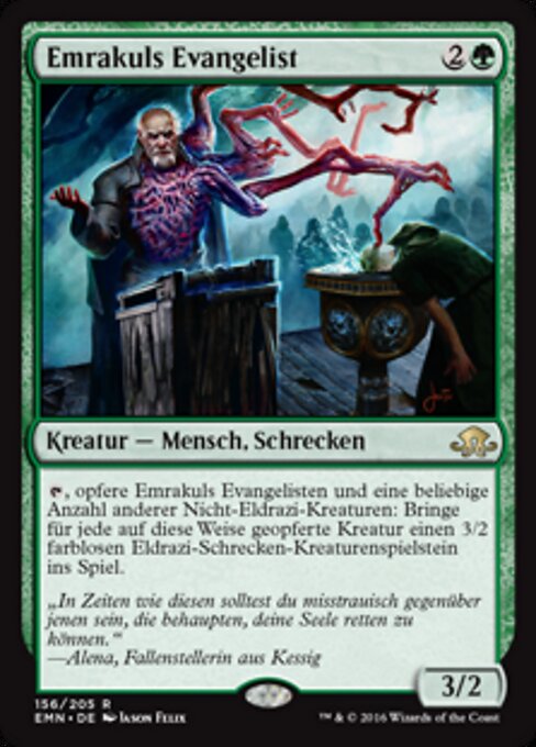Emrakuls Evangelist EMN-156 Rare Excellent Deutsch
