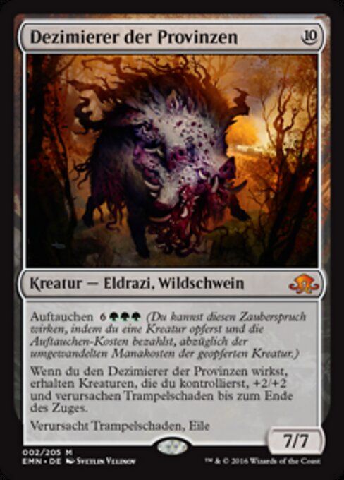 Dezimierer der Provinzen EMN-2 Mythic Excellent Deutsch