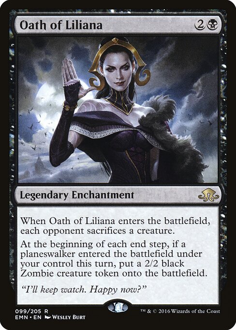 Oath of Liliana EMN-99 Rare Excellent Englisch