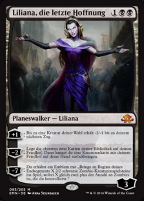 Liliana, die letzte Hoffnung EMN-93 Mythic Excellent Deutsch