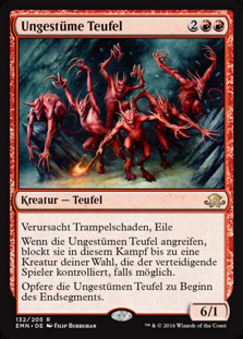 Ungestüme Teufel EMN-132 Rare Excellent Deutsch