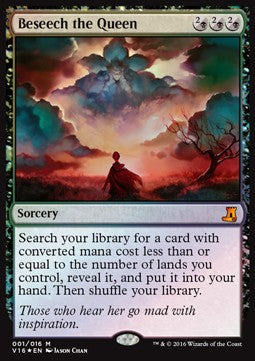 Beseech the Queen V16-1 Mythic Excellent Englisch Foil