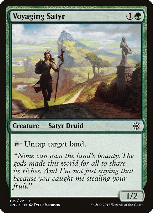 Voyaging Satyr CN2-195 Common Excellent Englisch Foil