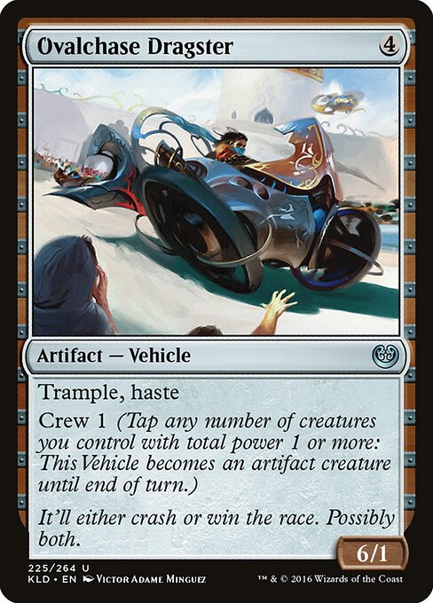 Ovalchase Dragster KLD-225 Uncommon Excellent Englisch Foil