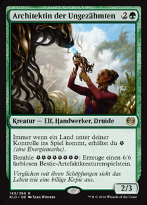Architektin der Ungezähmten KLD-143 Rare Excellent Deutsch