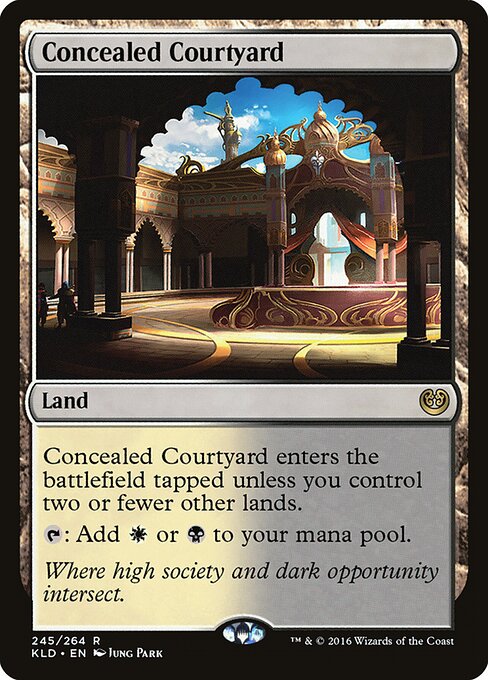 Concealed Courtyard KLD-245 Rare Excellent Englisch