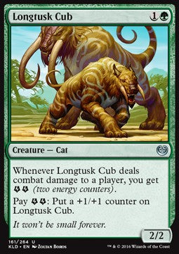 Langzahn-Junges KLD-161 Uncommon Excellent Deutsch Foil