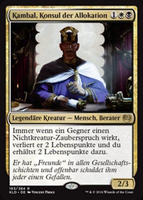 Kambal, Konsul der Allokation KLD-183 Rare Excellent Deutsch