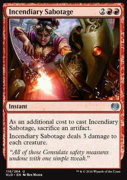 Explosive Sabotage KLD-119 Uncommon Excellent Deutsch Foil