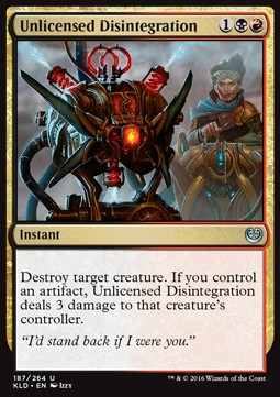 Unlicensed Disintegration KLD-187 Uncommon Good Englisch
