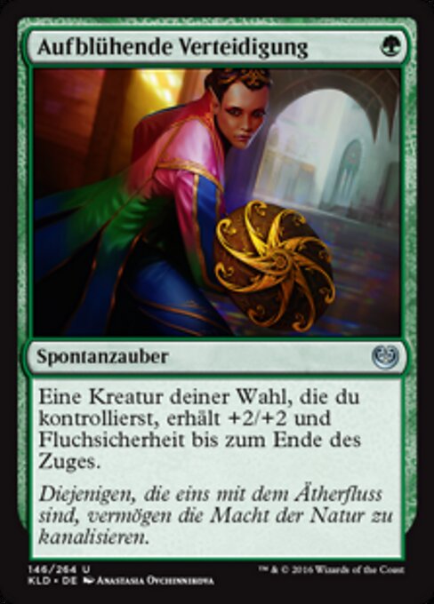 Aufblühende Verteidigung KLD-146 Uncommon Excellent Deutsch