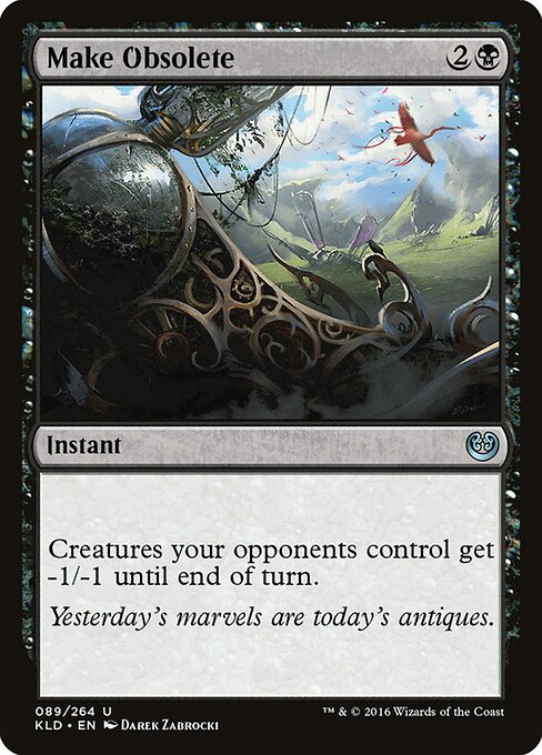 Make Obsolete KLD-89 Uncommon Good Englisch Foil