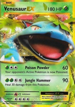 Bisaflor EX EVO-1 Ultra Rare Light Played Deutsch