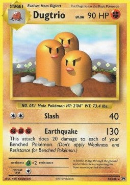Dugtrio EVO-56 Rare Excellent Englisch