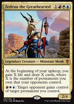 Zedruu die Großherzige C16-231 Mythic Light Played Englisch