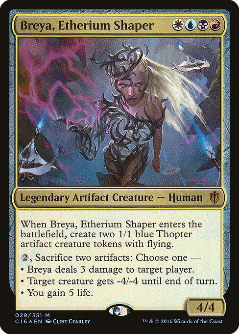 Breya, Etherium Shaper C16-29 Mythic Good Englisch Foil