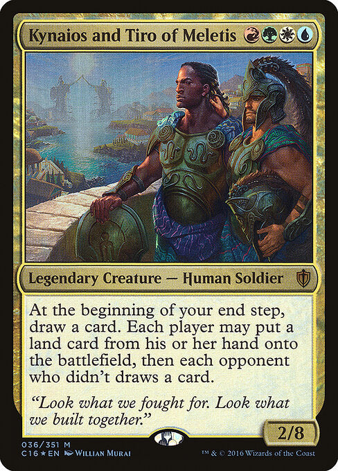 Kynaios and Tiro of Meletis C16-36 Mythic Light Played Englisch Foil